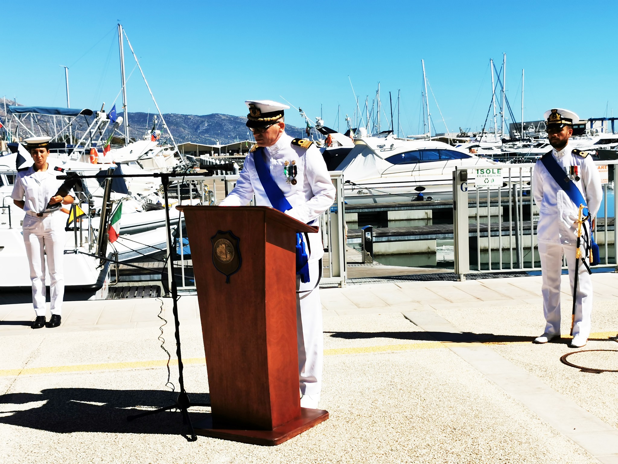 Cerimonia Passaggio di consegna Comando COMPAMARE Manfredonia