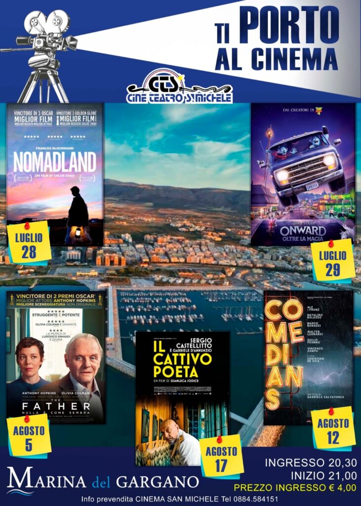 Ti Porto al Cinema dal 28 luglio 2021