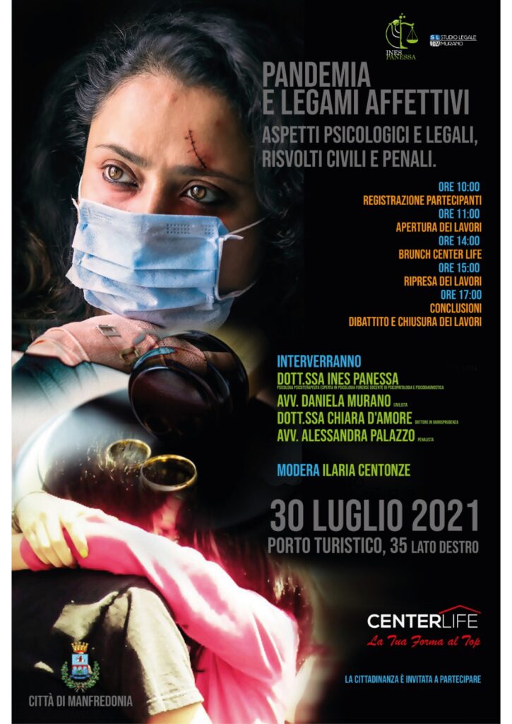 Pandemia e legami affettivi - Convegno 30 luglio 2021