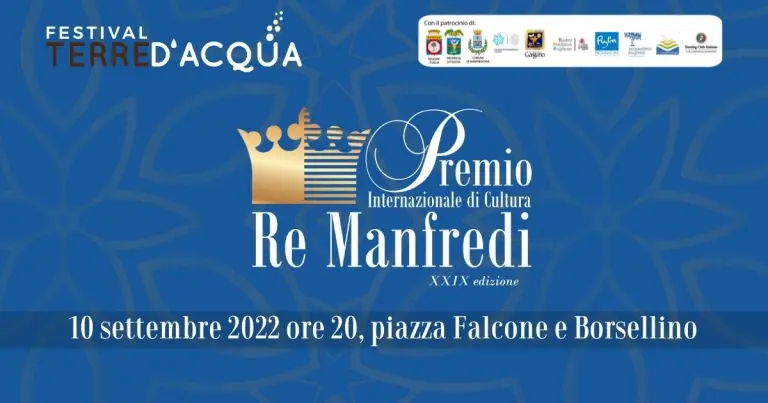 XXIX Premio Internazionale di Cultura Re Manfredi 10 settembre 2022