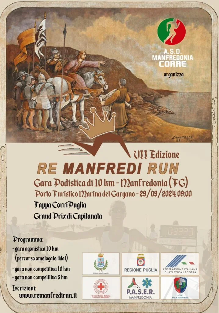 7a Ed. Re Manfredi Run 29 Settembre 2024 - 10 km