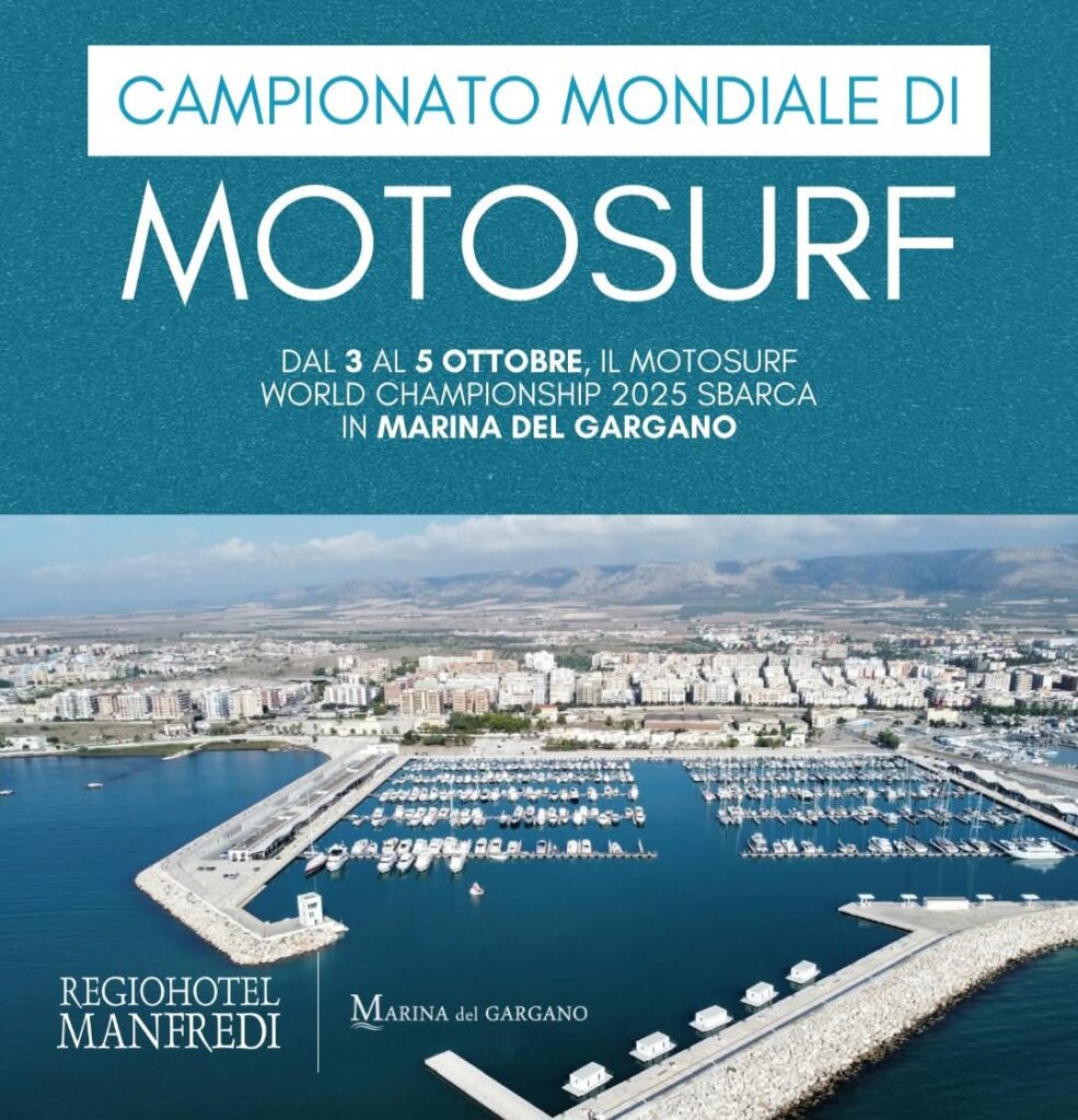 Dal 3 al 5 ottobre il Campionato Mondiale di Motosurf sbarca in Marina del Gargano