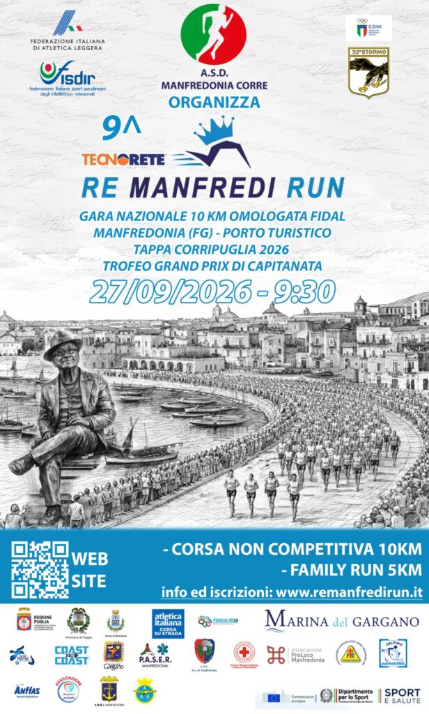 🏃‍♂️ Torna la Re Manfredi Run: Lo Sport fa Tappa in Marina