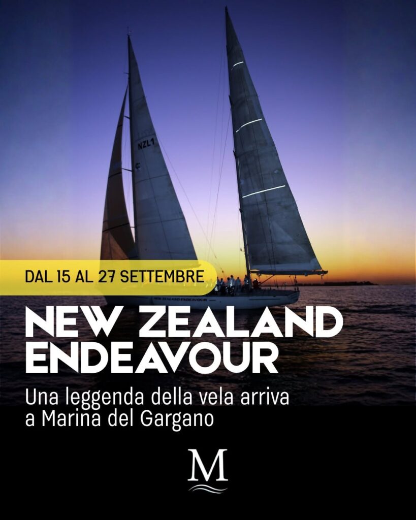 New Zeland Endeavour storico veliero bialbero di 26 metri da regata